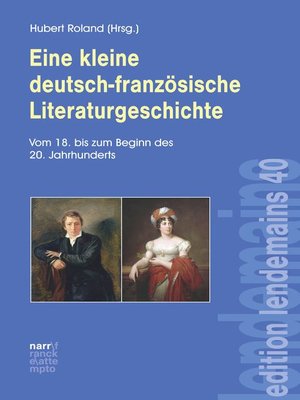 cover image of Eine kleine deutsch-französische Literaturgeschichte